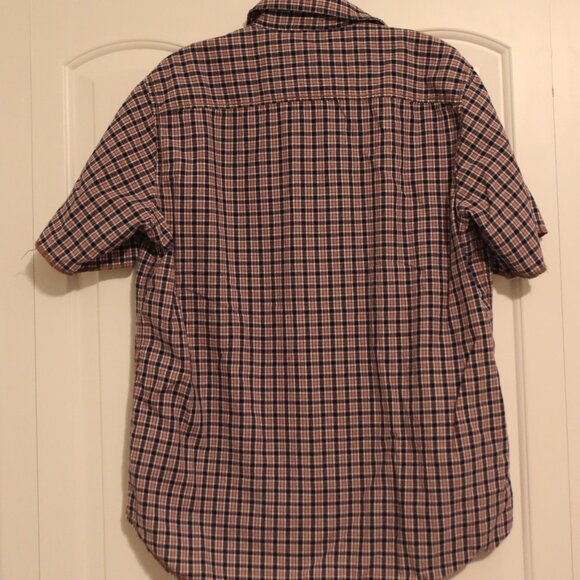 England's Dreaming Short Sleeve Snap front plaid casual shirt Keanan Duffty XL - Picture 13 of 13
